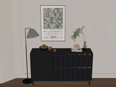 Modern minimalist home decor 3D model