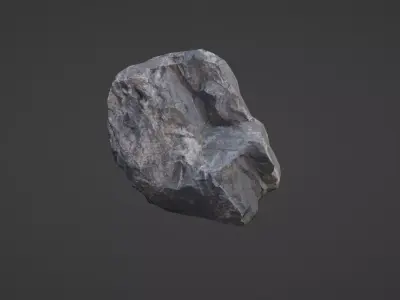 Rock Scan Low Poly Low-poly 3D model