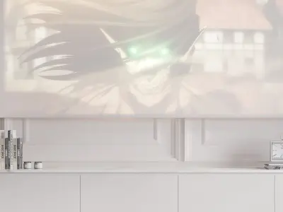 TV WALL NO40 A 3D model