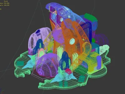 Energy Factory 01 3D model