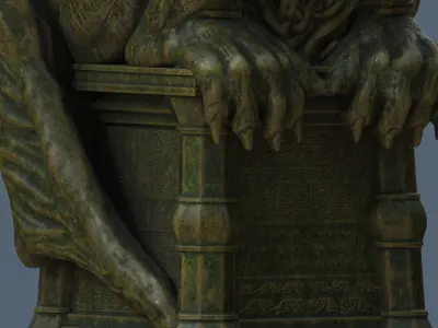 Cthulhu Statuette 3D print model