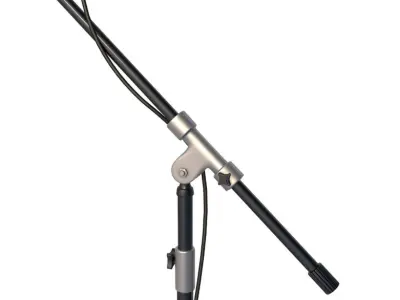 Microphone and Stand 3D model