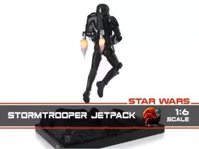 Stormtrooper Jetpack 1-6 scale 3D print model