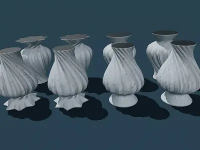 Vase Spirou 3D print model