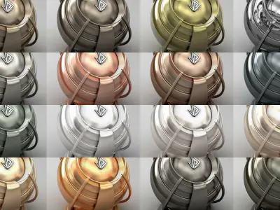 VRAY SHADER---METAL---Standard Texture