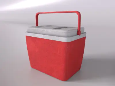 Cooler Low-poly 3D model