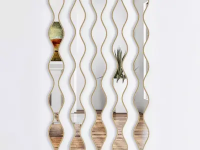 Wall mirror 10 3D model