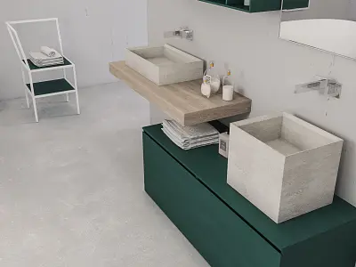 Bathroom furniture set La Fenice  3D model