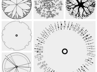 2D Tree plan - PNG Hand Painted Furniture 3D model