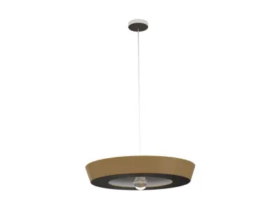 PENDANT LAMP GOLD H2000247 3D model
