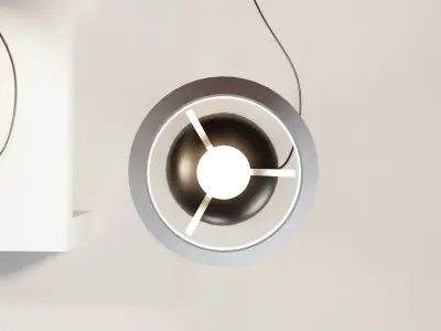 Floor lamp Free low-poly 3D model get
