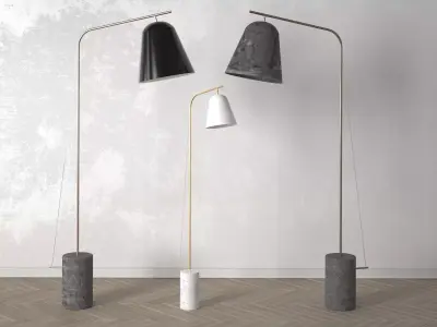 Line Floor Lamp 3D model