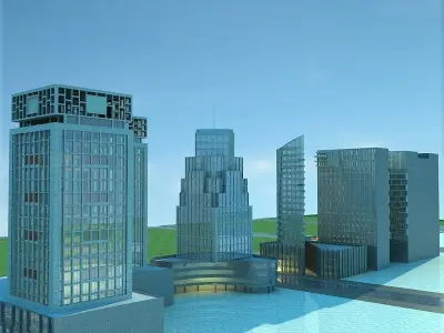 Cityscape 3 3D model
