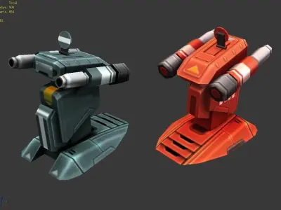 Machinery - Battery 01 3D model