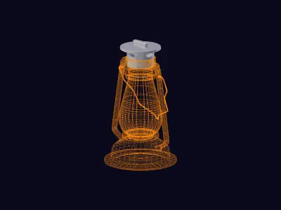Oil Lantern 3D model