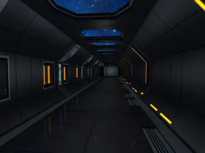 interior Corridor 3D model