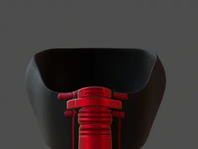 Gas mask helmet 3d model scifi Low-poly  Low-poly 3D model 147