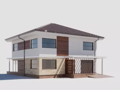 Build015 house 3D model
