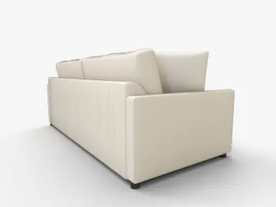 Gather Deep Apartment Sofa 3D model