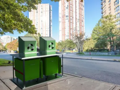 Underground Waste Bin  3D model