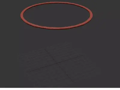 High Quality - Waterfall Fountain 3D Animation Low-poly 3D model