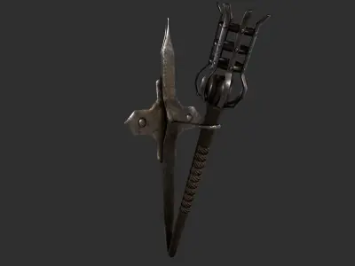 Wall Torch PACK Medieval Castle Dungeon Torch - PBR 4k Low Poly Low-poly 3D model