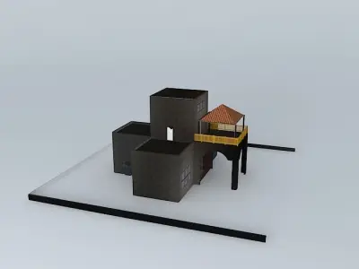 NesLen Cottages 3D model