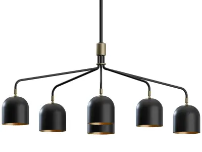 Howard Chandelier 6 Arm by Gubi 3D model