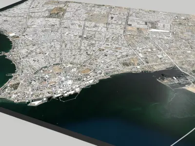 Cityscape Kuwait  3D model