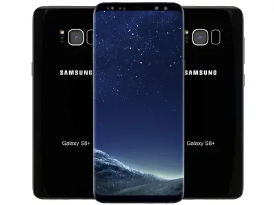 Samsung Galaxy S8 Plus Midnight Black 3D model