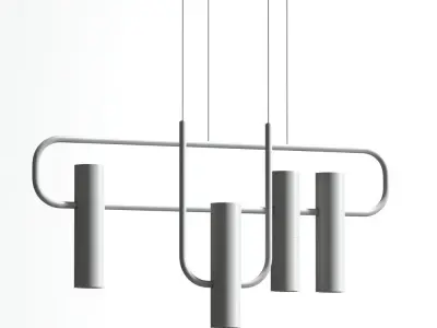 Storm Suspension Ceiling Pendant 3D model