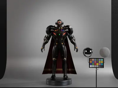 Infinity Ultron Low-poly 3D model