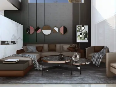 Living room 3D model
