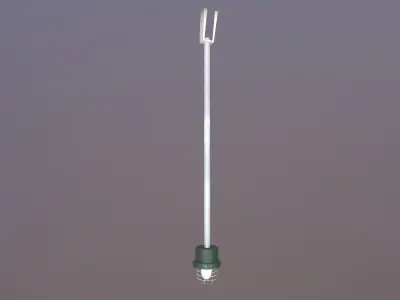 Industry Light Low-poly 3D model