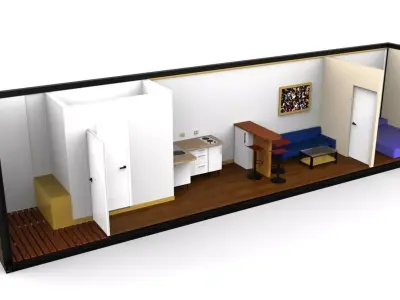 CONTAINER HOME 3D model