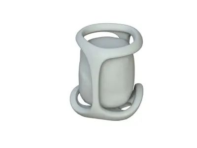 SciFi Shape Object Low Poly 19 Low-poly 3D model