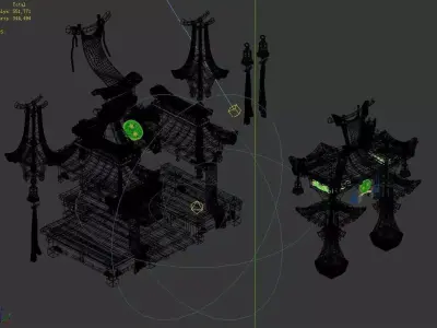 Metaphysics - Daoist - Taigonggong 3D model