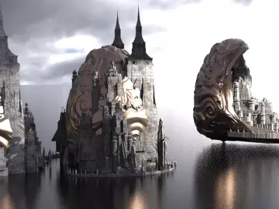 Easter Egg Hidden City 3 designs  3D model