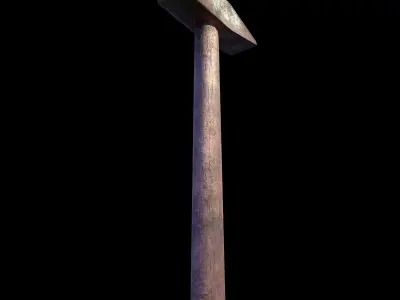 Old Hammer - Game Ready - RC Low-poly 3D model