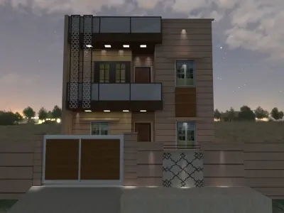 JODHPURI STONE EXTERIOR 3D model