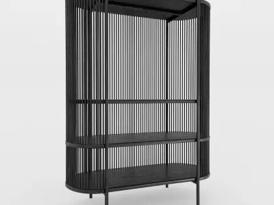 Bastone Sideboard And Cabinet Without Doors 3D Model Pack