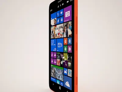 Nokia Lumia 1320 Red 3D model