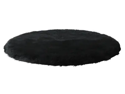 Luxurious black Wiesner rug 3D model