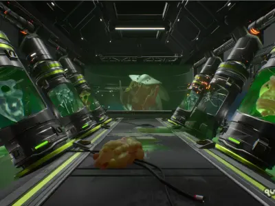 Games Modular Sci Fi Megakit 270 Modular Environment Assets Low-poly 3D model