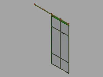 Sliding Door Free 3D model