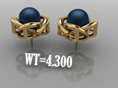 EARING STUDS 3D model buy