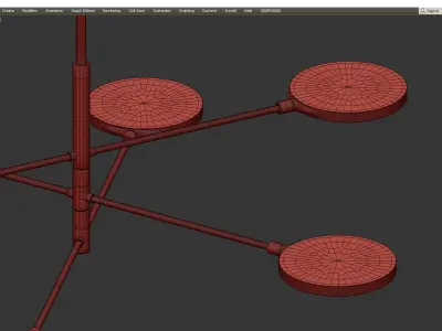 SPECTICA CHANDELIER Low-poly 3D model