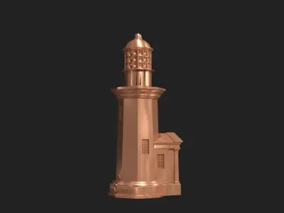 LIGHTHOUSE OF SNAKE ISLAND 3D print model