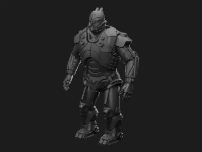 Male Robot 05 - MR05 3D print model