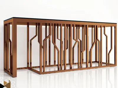 Longi console Designer Branded Furniture Free 3D model